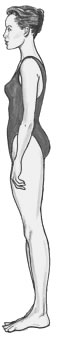 Long legs short torso body type