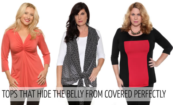 How to hide your tummy with the right tops | 40plusstyle.com