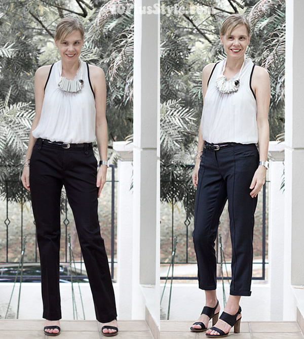 How to wear capris or cropped pants