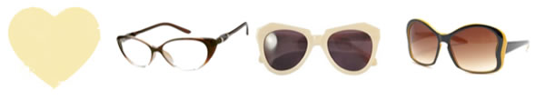 Glasses frames for the heart face shape