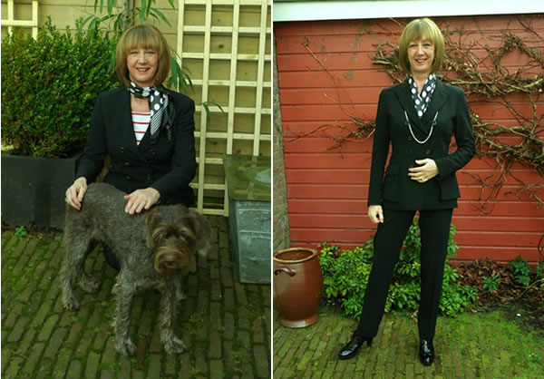 Wearing scarves 2 ways