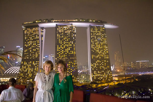 women in green Indochine Singapore