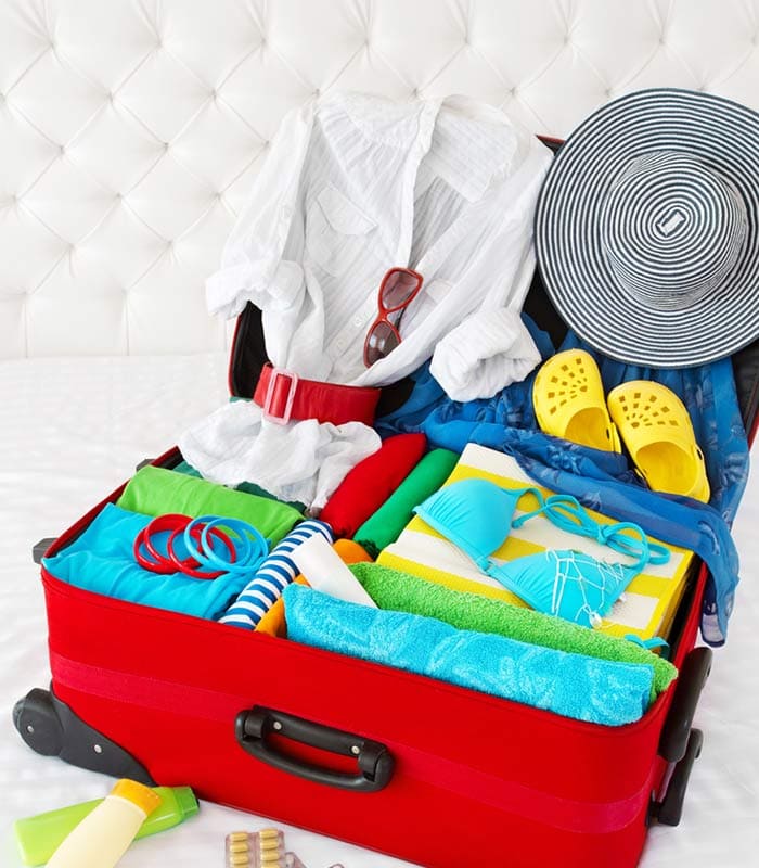 How to pack for a holiday