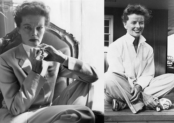 How to Wear Wide-Leg Pants Like Katharine Hepburn