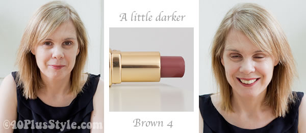 Bobbi Brown lipstick review brown 4