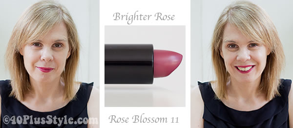 Rose blossom lipstick from Bobbi Brown cosmetics