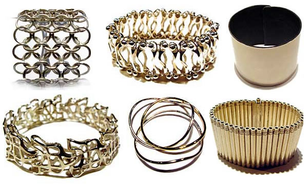 Hans Appenzeller golden bracelets