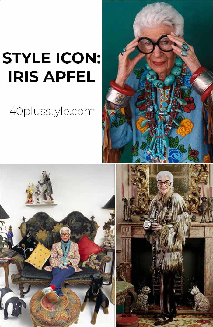 Style icon Iris Apfel | 40plusstyle.com