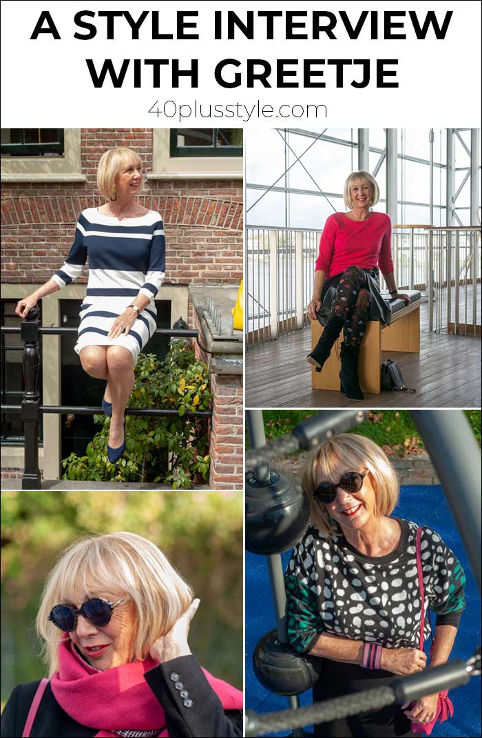 How to have fun with fashion! Style lessons from Greetje | 40plusstyle.com
