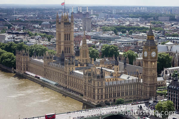 London houses of parliament