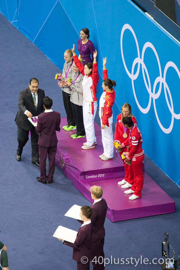 Medal ceremony London Olympics