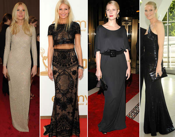 Paltrow in evening wear