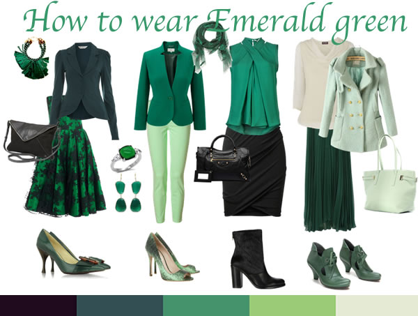 How to wear green: colour of the year emerald green