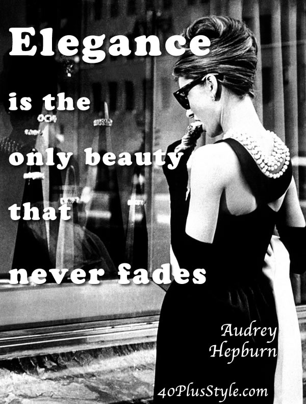 style elegance quote audrey hepburn