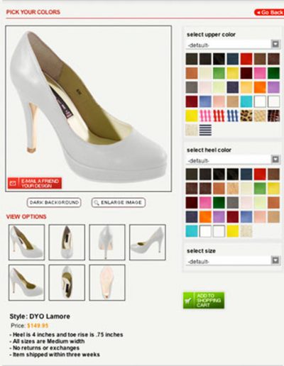 Design your own shoes | 40plusstyle.com