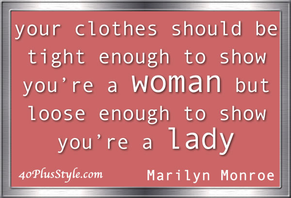 style quote marilyn monroe
