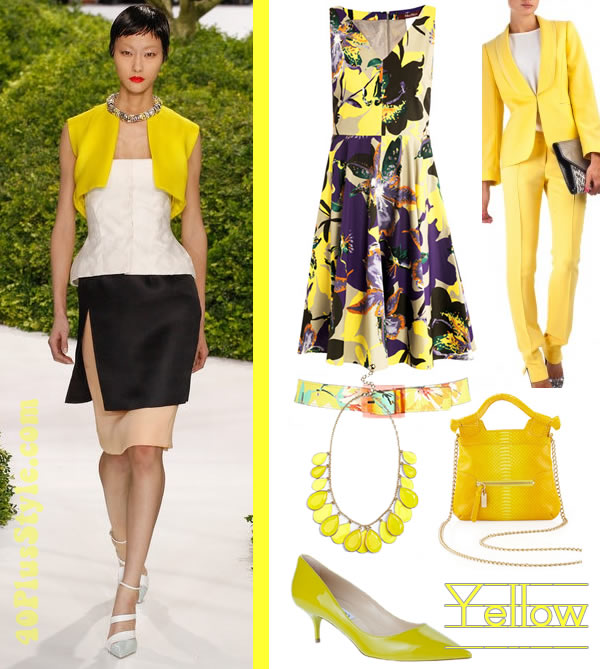 Ideas how to wear yellow | 40plusstyle.com