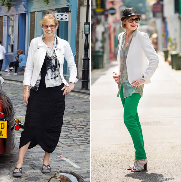 versatility of a white jeans jacket