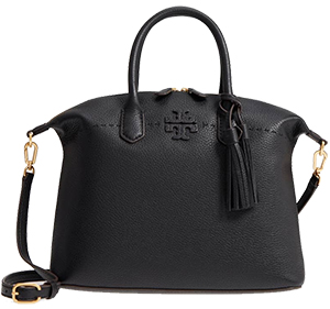 Tory Burch Leather Sachel | fashion over 40 | style | fashion | 40plusstyle.com