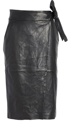 Wrap Leather Skirt | fashion over 40 | style | fashion | 40plusstyle.com