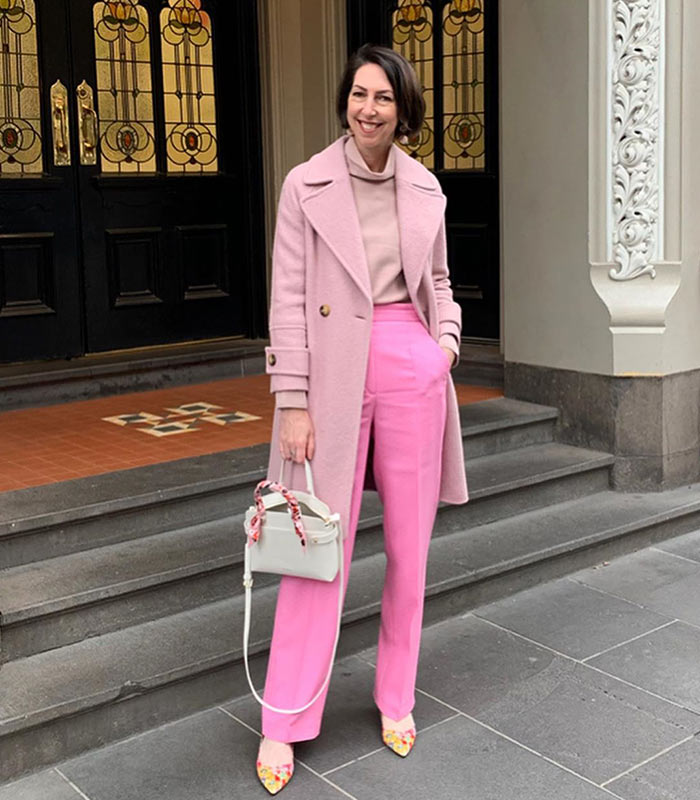 How to wear pink | 40plusstyle.com