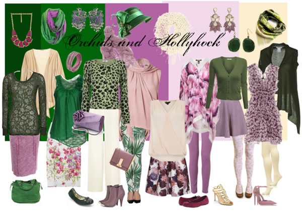 flowery and sweet orchid combinations - orchidsandhollyhock | 40PlusStyle.com