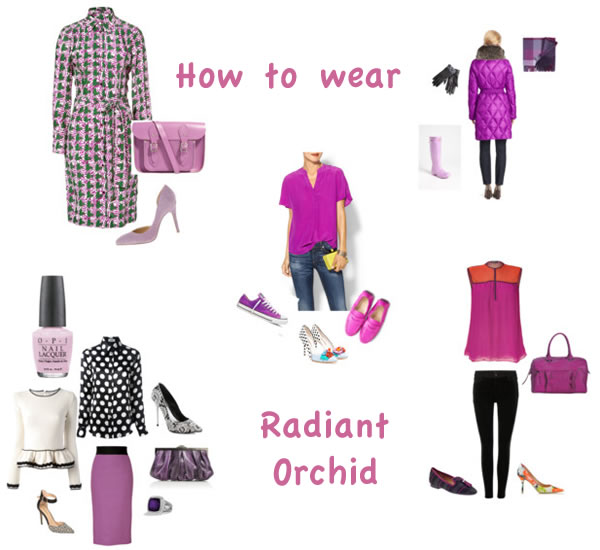 ways to wear radiant orchid | 40PlusStyle.com