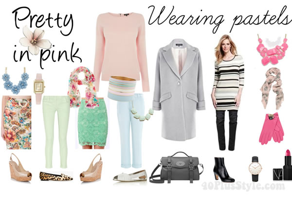 Ideas for wearing pastel color this spring | 40PlusStyle.com