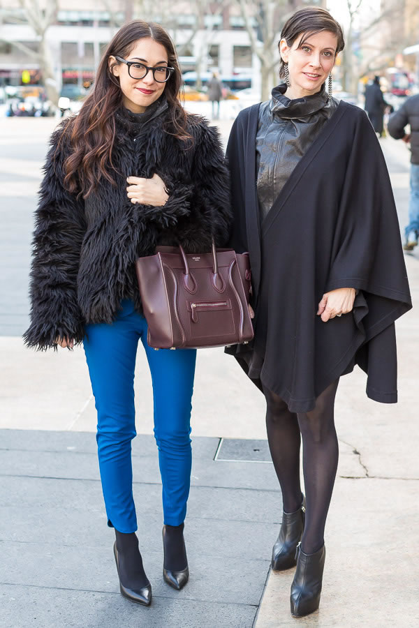 All black | Having twice the fun at New York Fashion Week | 40plusstyle.com