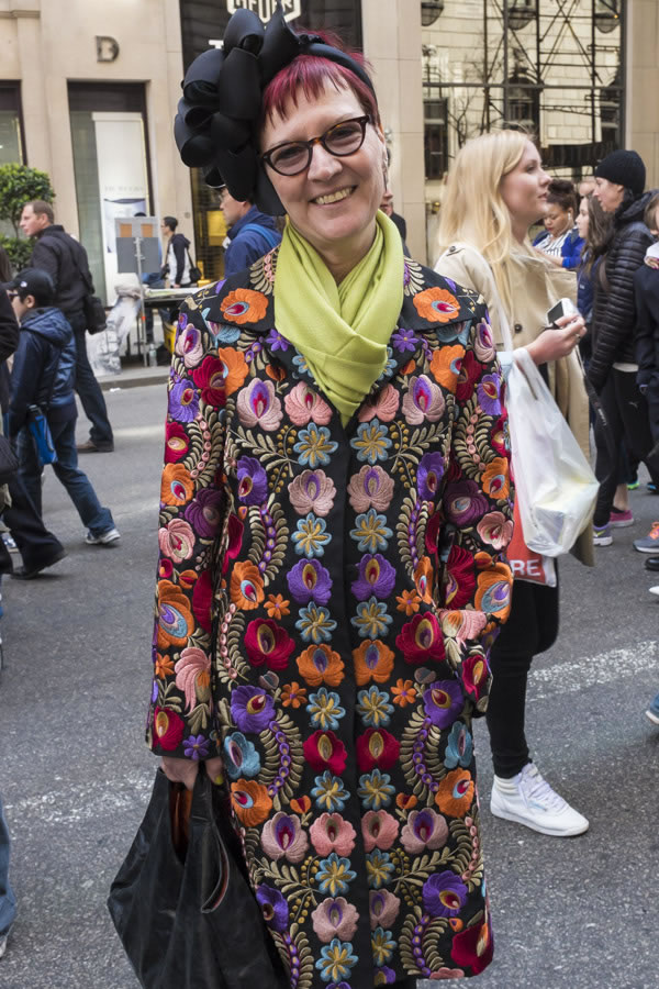 Colorful flower jacket | 40plusstyle.com