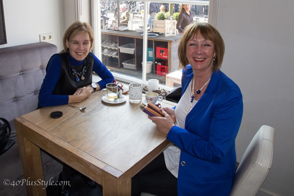 having tea in Haarlem | 40plusstyle.com