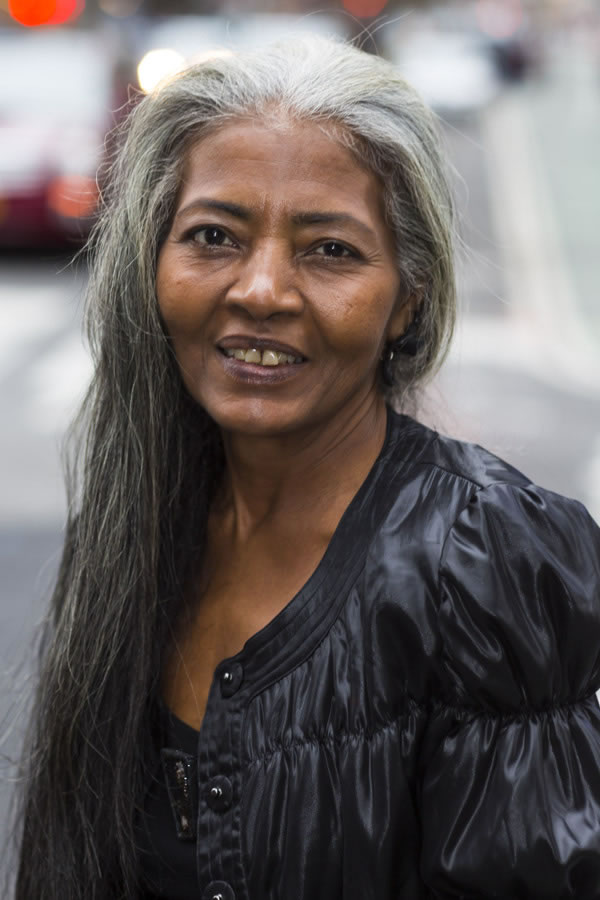 Woman With Grey Hair