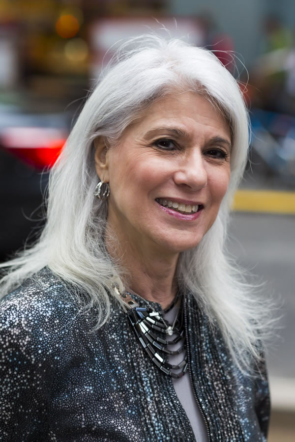 Attractive Grey Haired Woman