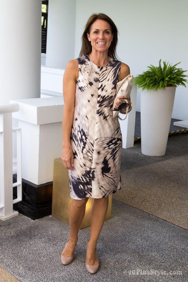 What To Wear To A Fashion Lunch How About A Printed Dress 