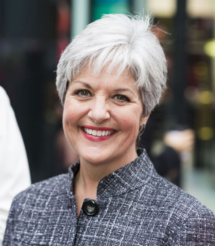 Celebrating women with fabulous short gray hairstyles