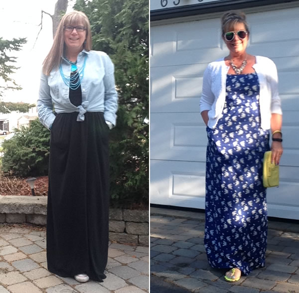 what to wear over a maxi dress