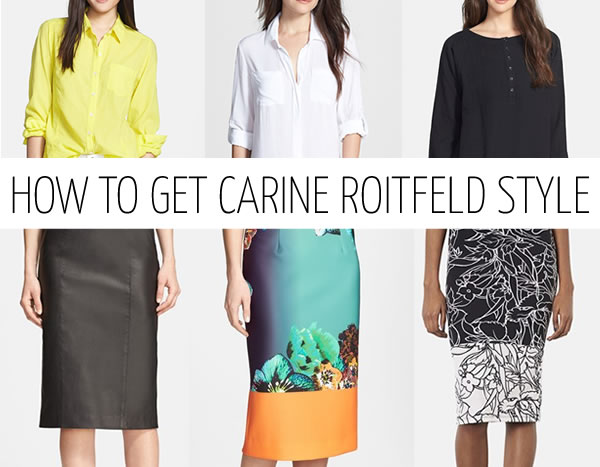 How to get Carine Roitfeld style | 40plusstyle.com