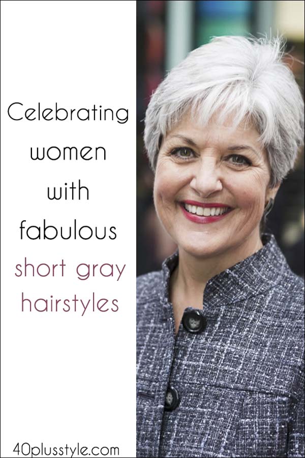 Fabulous short grey hairstyles | 40plusstyle.com