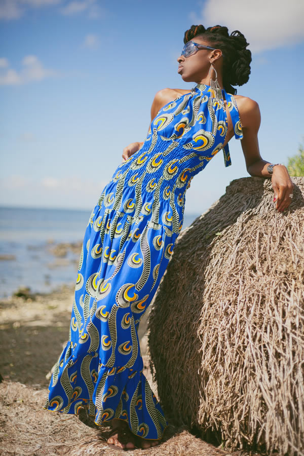 Latrenia Bryant in a beautiful maxi dress | 40plusstyle.com