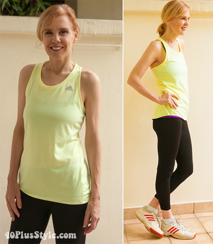 What to wear at fitness workouts? Here are some ideas for fitness clothes for women over 40!