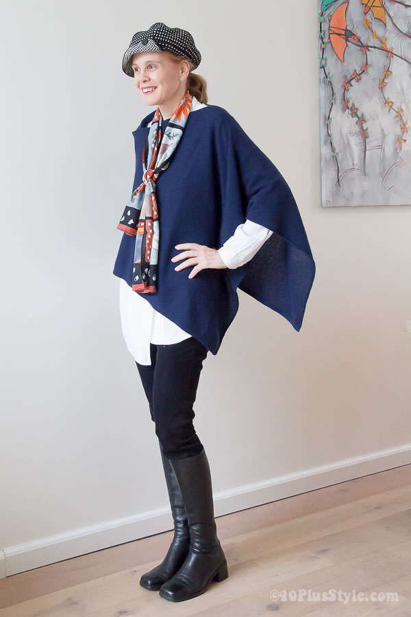 How to wear a poncho or cape