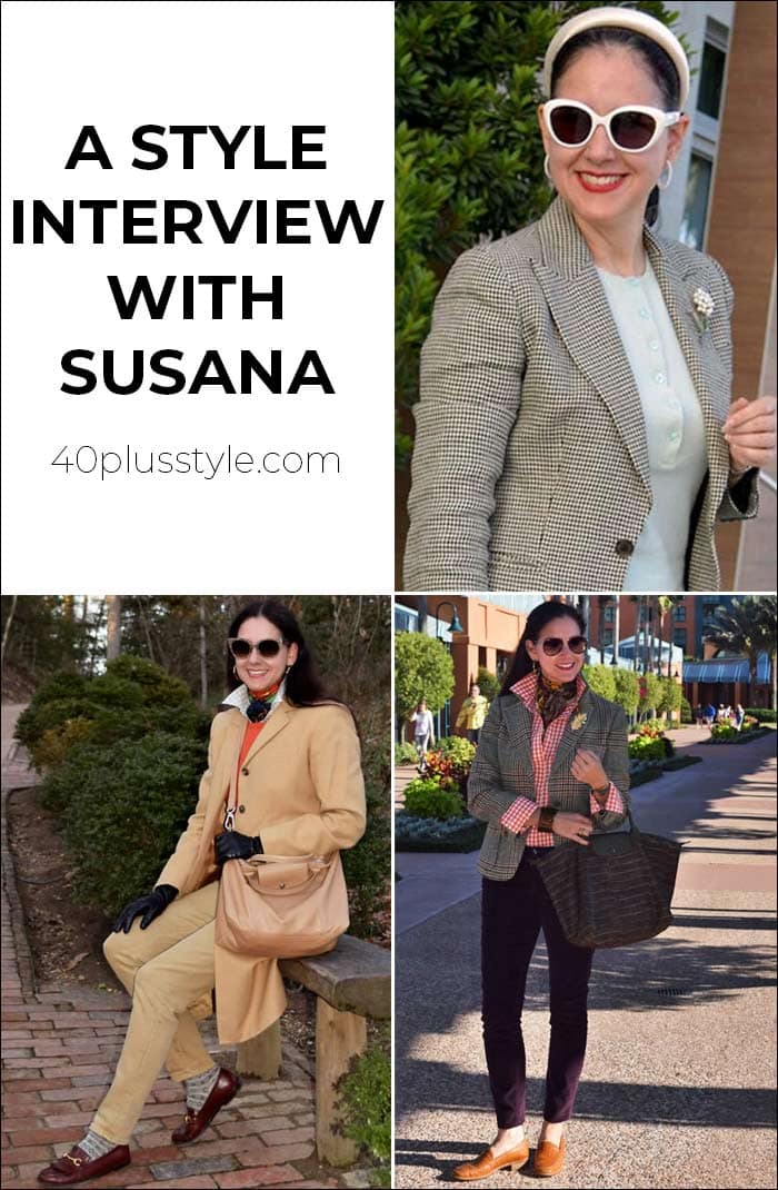 A style interview with Susana | 40plusstyle.com