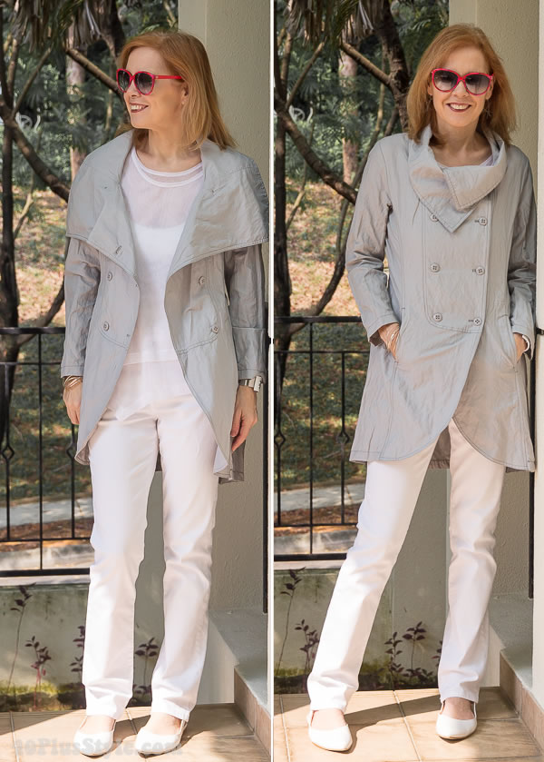 On Parle De Vous Between-Seasons Jacket light grey casual look Fashion Jackets Between-Seasons Jackets 