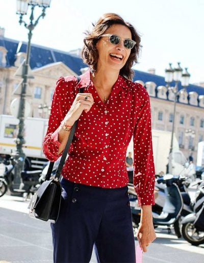 How to get parisian chic style like Ines de La Fressagne | 40plusstyle.com