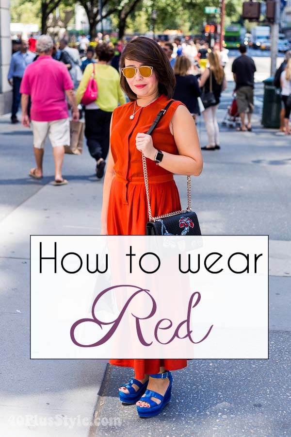How to wear red over 40 | 40plusstyle.com