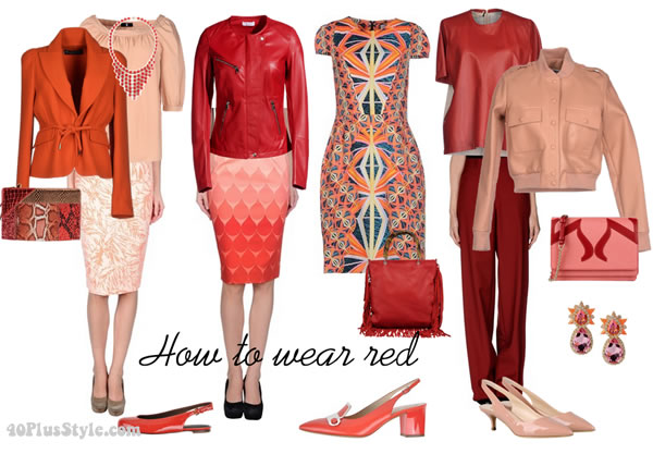 How to wear red over 40 | 40plusstyle.com