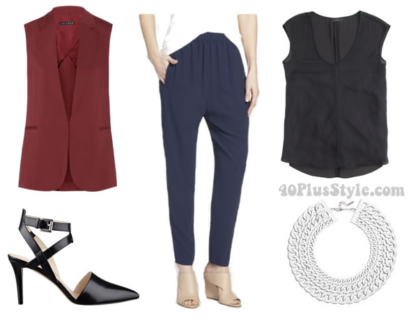 Fabulous and on sale this week: Relaxed tailoring | 40plusstyle.com