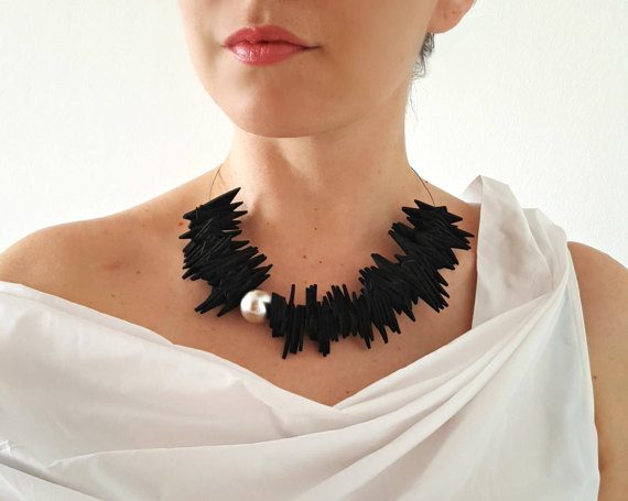 Very arty jewelry using a variety of materials that will add a arty vibe to your looks. | 40plusstyle.com