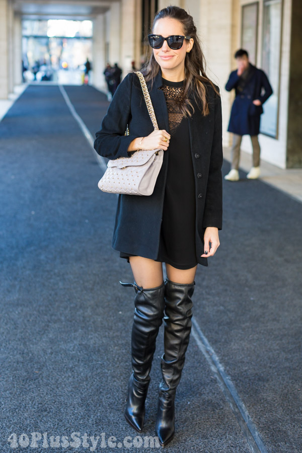 #40plusstyle inspiration: all black – Choose your favorite from 26 looks!