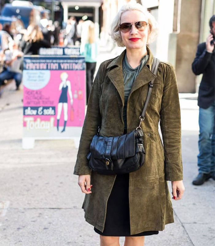 The best neutral looks spotted at the Manhattan Vintage Show! Which is your favorite look?